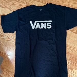 Vans Black Short Sleeve Tee Iconic Logo